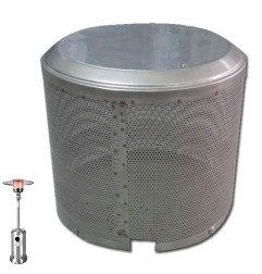 Rejilla protector quemador estufa terraza