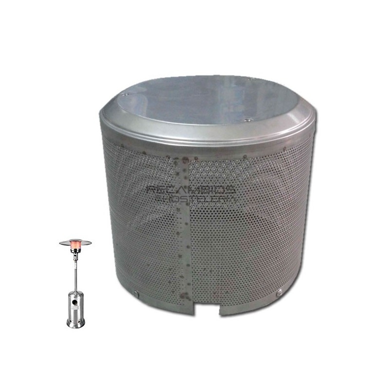 Rejilla protectora estufa terraza