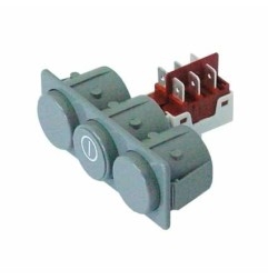 Conmutadores combinados redondo gris Elframo