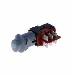 Pulsador ovalado gris salida 250V 16A 2CO Elframo