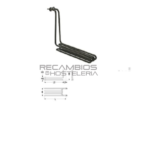 Resistencia Freidora Angelo Pó