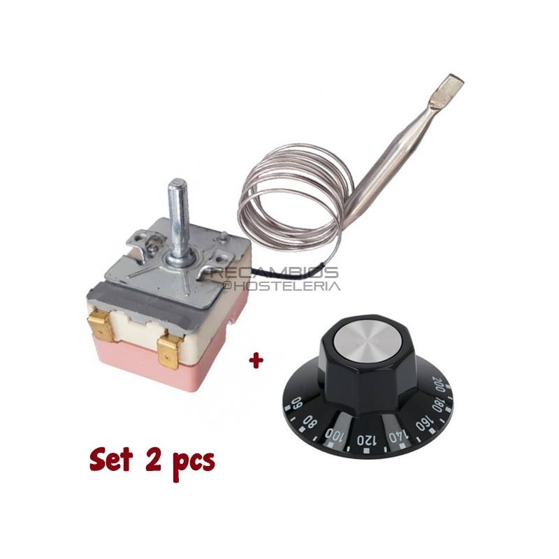 Termostato Trabajo + mando freidora Termostato Trabajo + mando freidora