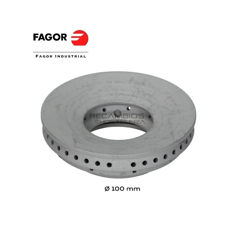 Corona Fogón Fagor 100 mm