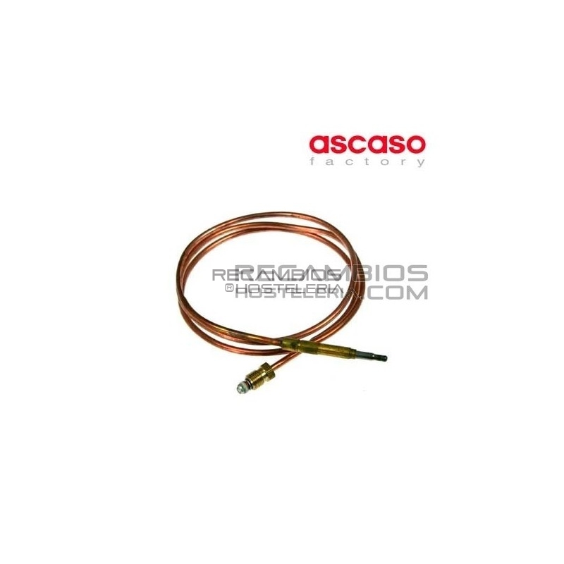 Termopar SIT M8x1 L 600mm CABEZA LISA