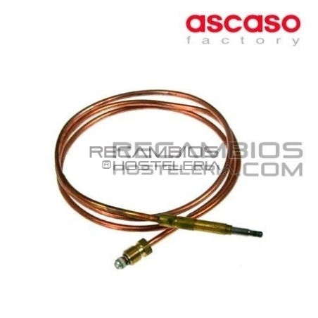 Termopar SIT M8x1 L 600mm CABEZA LISA