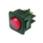 PULSADOR Rojo 25x25mm 230V 16A Futurmat