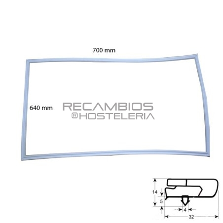 Burlete Fagor/Edenox/Edesa 701X640