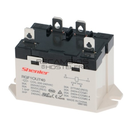 Relé potencia 240v - 30A