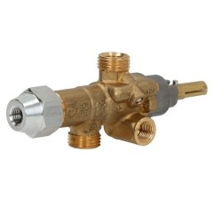 Grifo de gas entrada M16x1,5 (tubo ø 10mm)