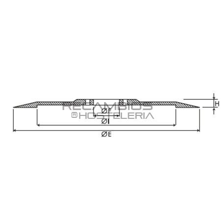 Cuchilla cortadora embutido 300 cm