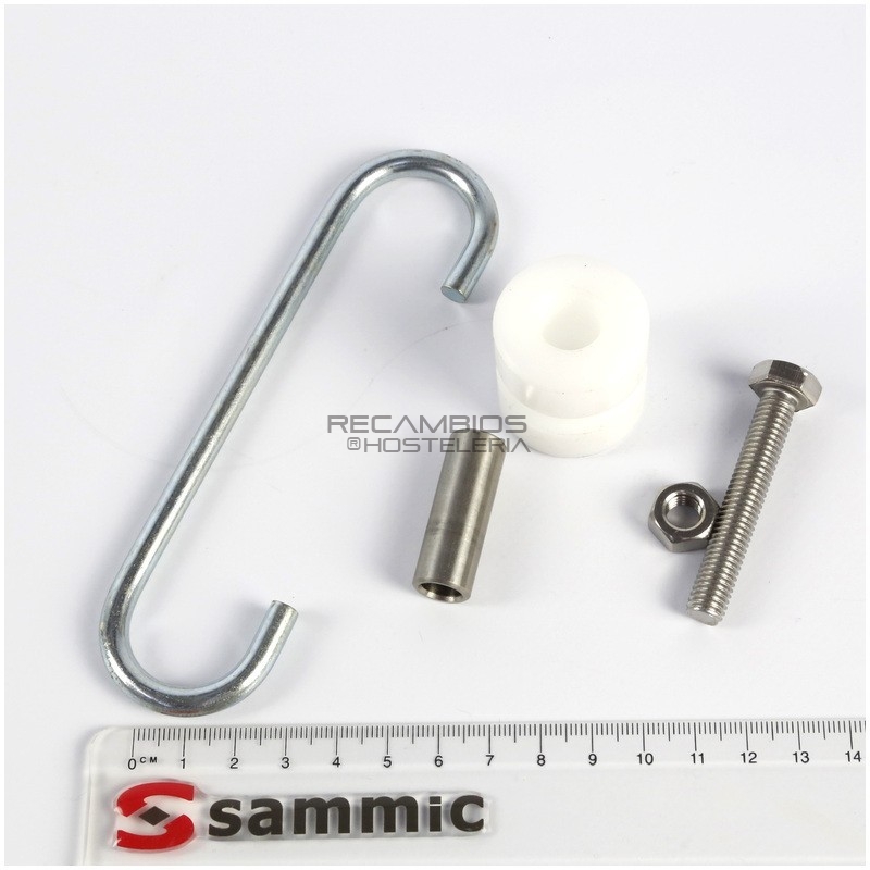 Gancho fijación muelle capota lavavajillas Sammic