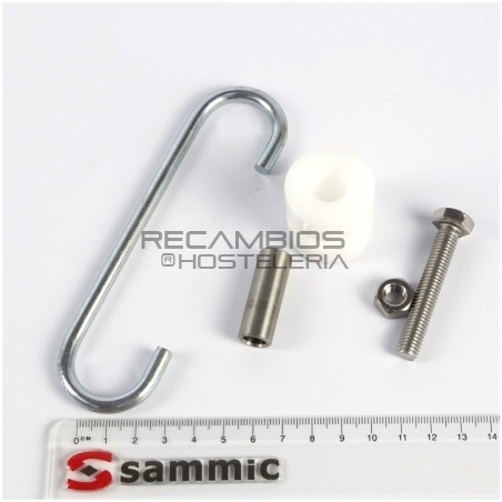 Gancho fijación muelle capota lavavajillas Sammic