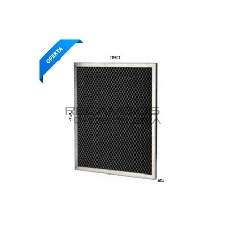 Filtro Carbón Activo 49x39x2.5 Eco.