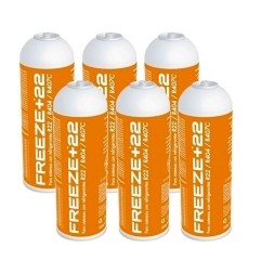 Refrigerante Freeze +22 400Gr Organico Sustituto R22, R404, R407C