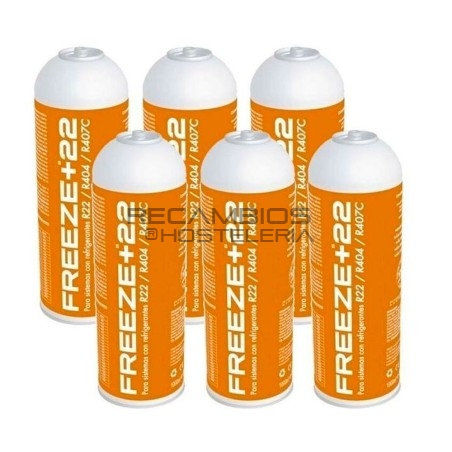 Refrigerante Freeze +22 400Gr Organico Sustituto R22, R404, R407C