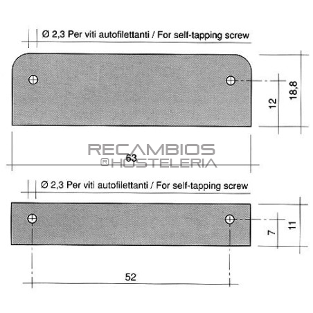 Iman-Magnético puerta Lavavajillas Silanos