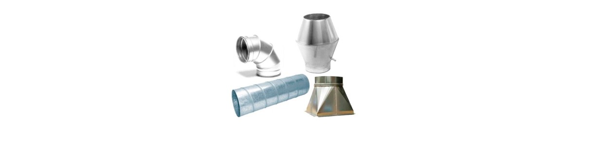 Accesorios para instalar campanas industriales y ventilación